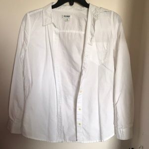 Girl’s White Polo Shirt (Old Navy)